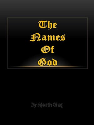 cover image of The Names of God